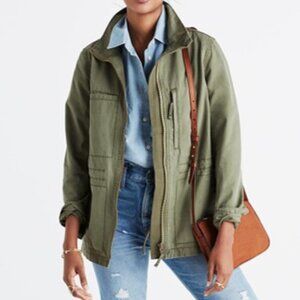 NWOT Madewell Green Utility Jacket - XXS